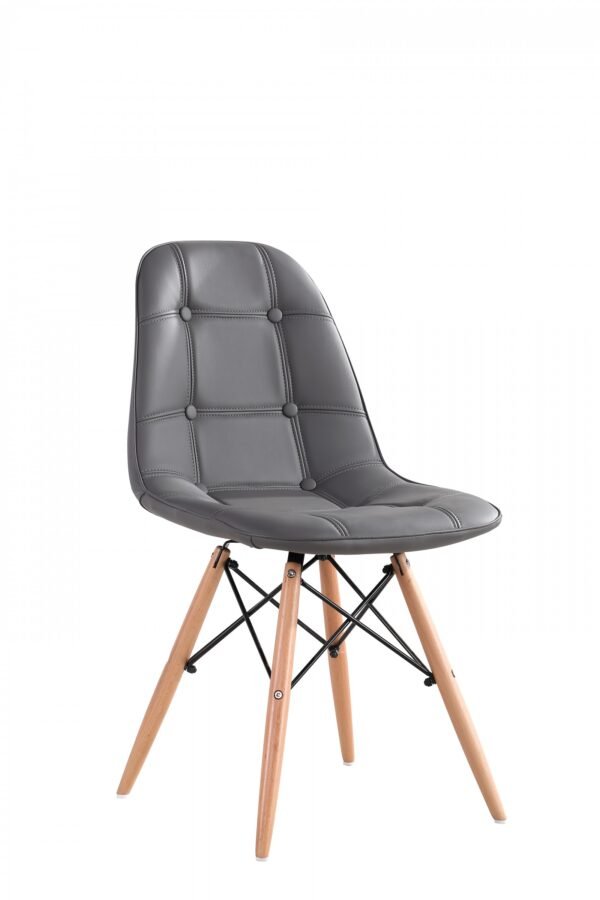 Herman Arm Chair,  Finch Grey Cotton